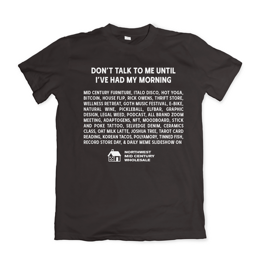 Black with white lettering